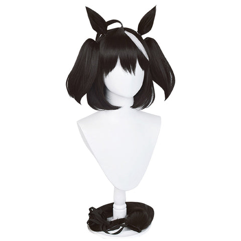 SeeCosplay Pretty Derby Kitasan Black Wig Synthetic HairCarnival Halloween Party Cosplay Wig Female
