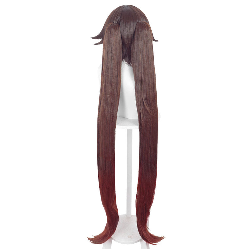 SeeCosplay Genshin Impact HuTao Heat Resistant Synthetic Hair Carnival Halloween Party Props Cosplay Wig Female