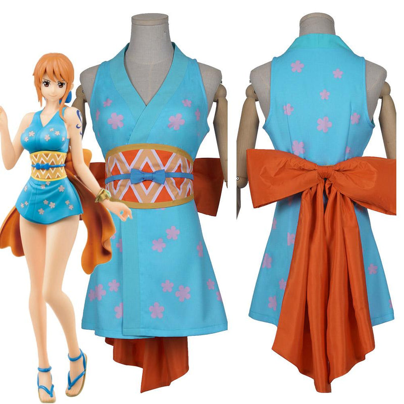 Female One Piece Wano Country Nami Wanokuni Style Nami Cosplay Outfit Halloween Carnival Costume Cosplay Costume