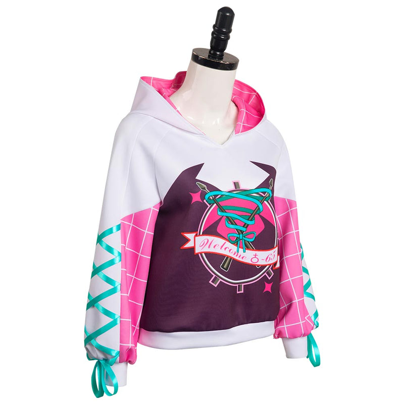 SeeCosplay Spider-Man Costume: Into the Spider Verse Gwen Stacy Hoodie Sweater Halloween Carnival Spiderman Costumes