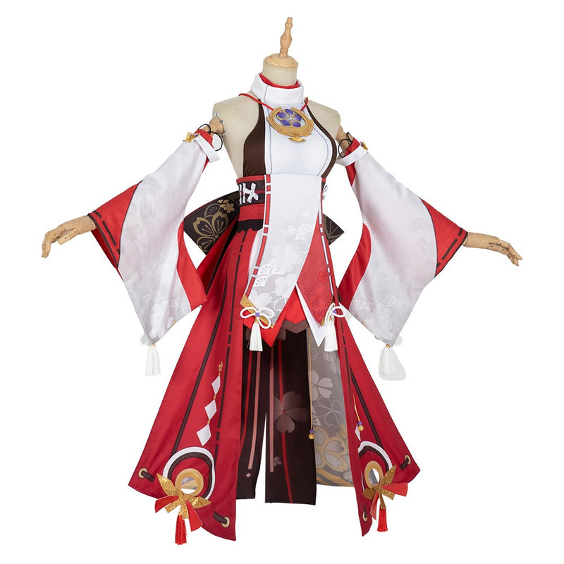 SeeCosplay Genshin Impact Yae Miko for Halloween Carnival Suit Cosplay Costume Female