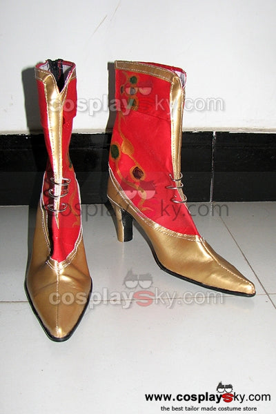 Dissidia 012: Duodecim Final Fantasy Cosplay Boots Red Female