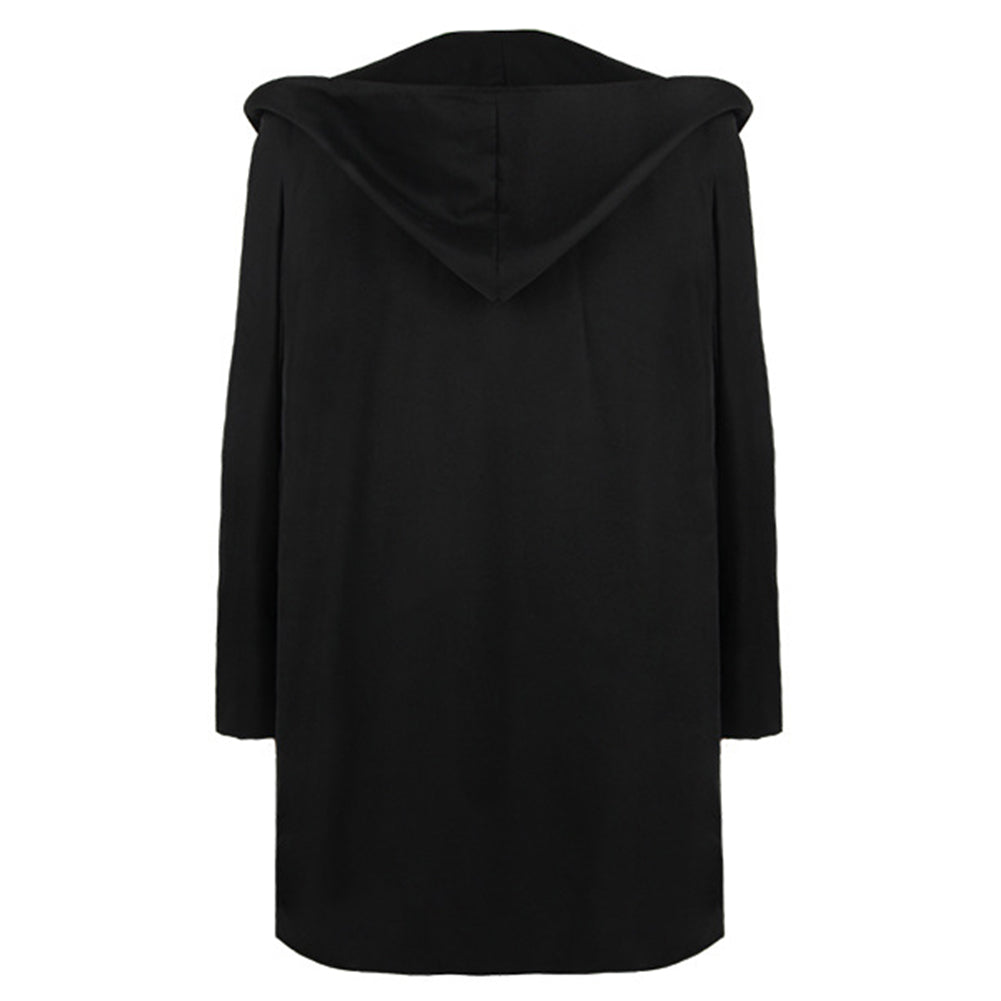 Eren Jaeger Black Cloak Outfits Party Halloween Cosplay Costume