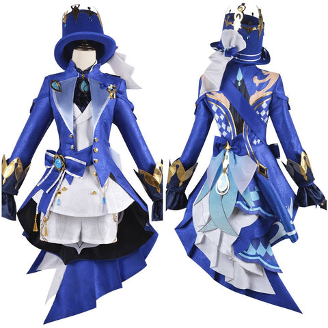 SeeCosplay Game Genshin Impact Furina de Fontaine Focalors Costume Outfits for Halloween Carnival Cosplay Costume