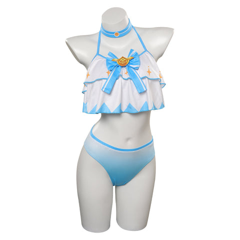 SeeCosplay Genshin Impact Lumine Cosplay Costume Swimsuit for Halloween Carnival Party Disguise Suit Female
