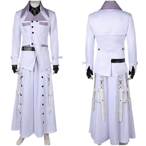 SeeCosplay Final Fantasy Costume Game Rufus Shinra White Outfit Carnival Halloween Costume