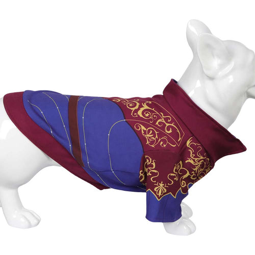 Game Baldurs Gate 3 Cosplay 2029 Astarion Purple Dogs Pet Outfits Cosplay Costume Halloween Carnival Suit