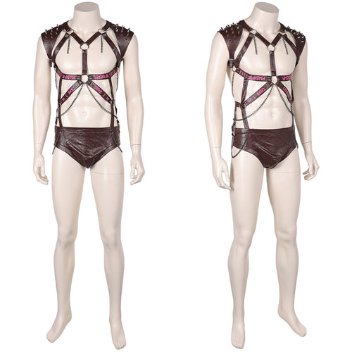 Game Baldurs Gate 3 Cosplay Astarion Brown Sexy Lingerie Outfits Cosplay Costume Halloween Carnival Suit