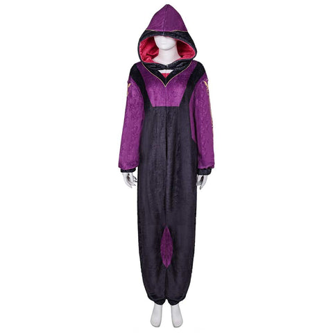 Game Baldurs Gate 3 Cosplay Astarion Purple Plush Jumpsuit Sleepwear Outfits Cosplay Costume Halloween Carnival Suit-Coshduk