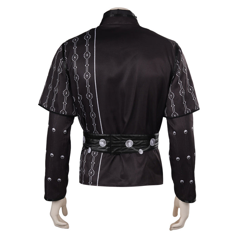 Game Baldur's Gate III Astarion Cazador Black Top Outfits Party Carnival Halloween Cosplay Costume
