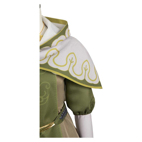 Game Dragon's Dogma II (2024) Doireann Green Set Outfits Cosplay Costume Halloween Carnival Suit