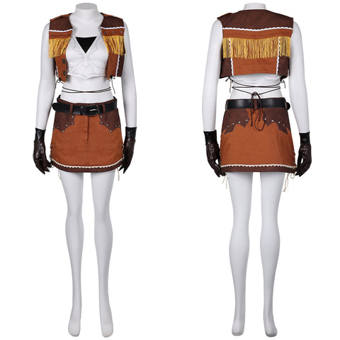 Game Final Fantasy Tifa Cosplay Costume Outfits Halloween Carnival Suit