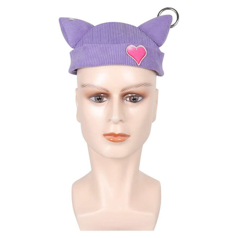 Game League Of Legends LOL Sett Purple Hat Cosplay Accessories Halloween Carnival Props