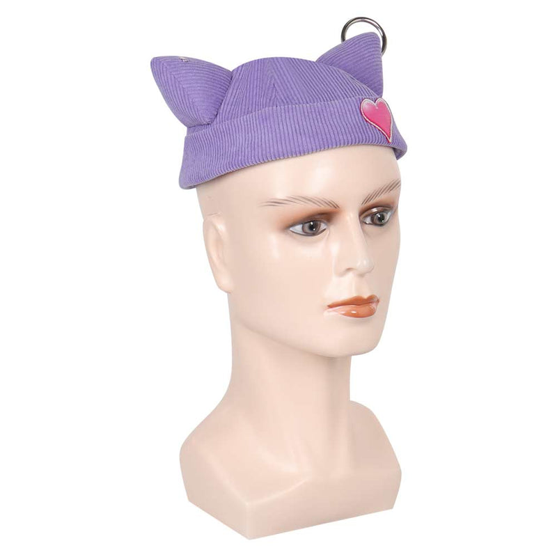 Game League Of Legends LOL Sett Purple Hat Cosplay Accessories Halloween Carnival Props