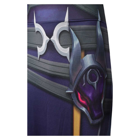 Game League of Legends LOL Yone Heartsteel Purple Outfits Cosplay Costume Halloween Carnival Suit