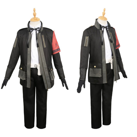 Game Persona3 Yuuki Makoto Black Coat Uniform Set Outfits Cosplay Costume Halloween Carnival Suit