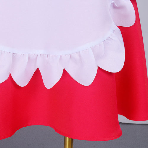 SeeCosplay Hazbin Hotel TV Niffty White And Red Dress for Carnival Halloween Cosplay Costume