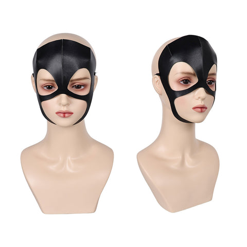 Movie Madame Web (2024) Julia Carpenter Leather Mask Halloween Helmet Masquerade Props