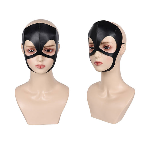 Movie Madame Web (2024) Julia Carpenter Leather Mask Halloween Helmet Masquerade Props