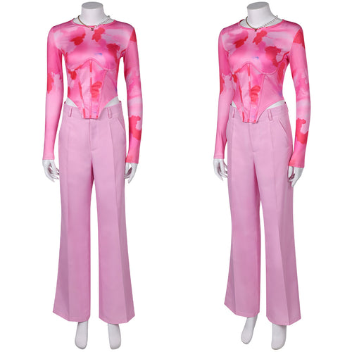 Movie Mean Girls 2024 Regina George Pink Set Outfits Cosplay Costume Halloween Carnival Suit