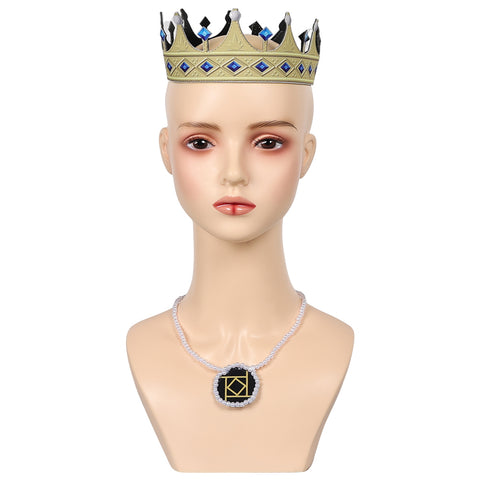 Movie Wish Queen Amaya Yellow Crown Cosplay Accessories Halloween Carnival Props