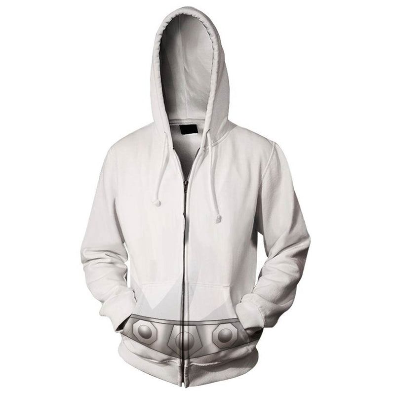 SeeCosplay Princess Leia Hoodie 3D Printed Hooded Sweatshirt Men Women Casual Streetwear Zip Up Jacket Coat SWCostume Female