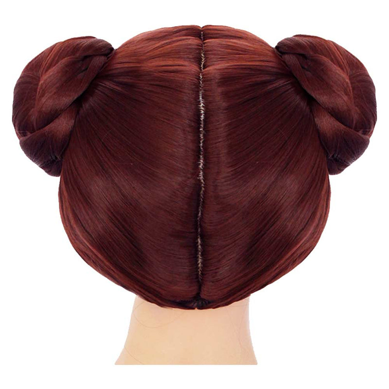 SeeCosplay Princess Leia Kids Children Cosplay Wig Wig Synthetic HairCarnival Halloween Party