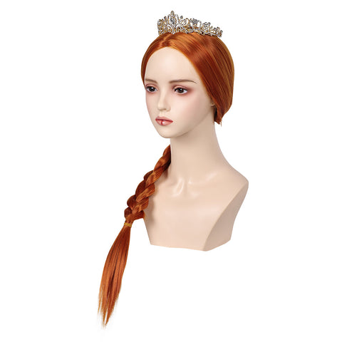 SeeCosplay Shrek Movie Fiona Cosplay Wig Crown Wig Synthetic HairCarnival Halloween Party
