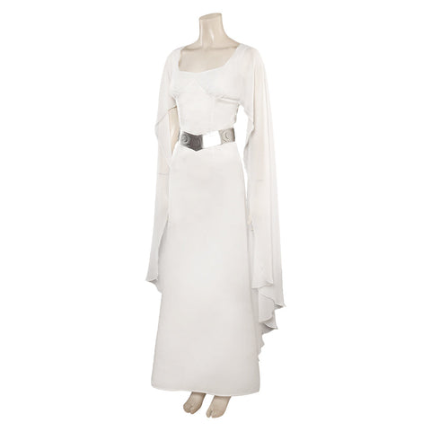 SeeCosplay Leia Organa Solo White Women Dress Carnival Halloween Costume SWCostume