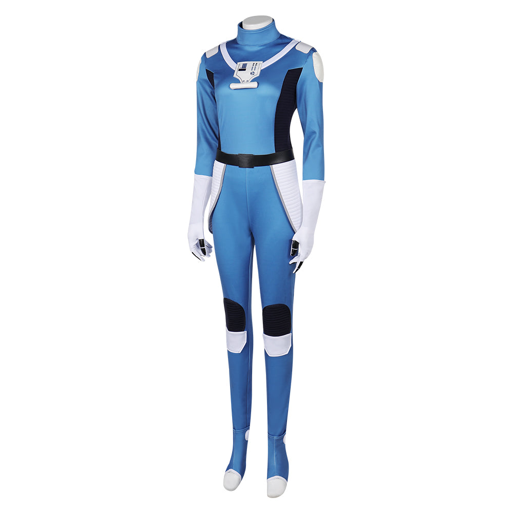 TV 2023 Ahsoka Blue Jumpuit Outfits Cosplay Costume Halloween Carnival Professional cosplay shop