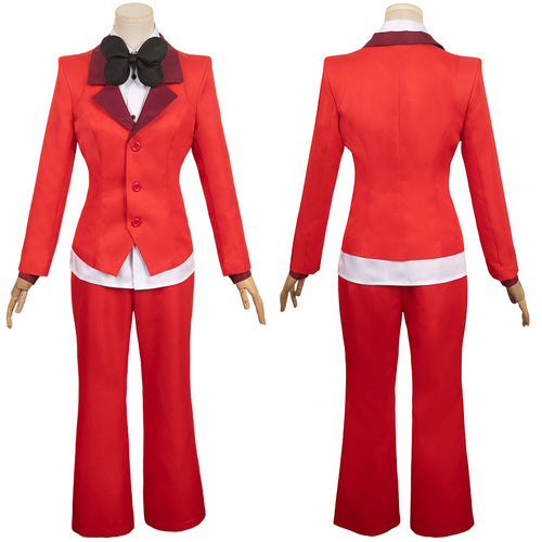 TV Hazbin Hote Charlie Morningstar Red Set Cosplay Costume Outfits Halloween Carnival Suit