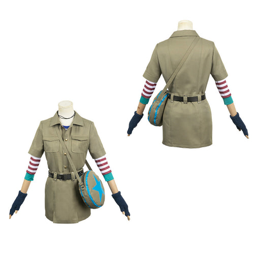 TV Scott Pilgrim Takes Off Ramona Flowers Green Set Outfits Cosplay Costume Halloween Carnival Suit