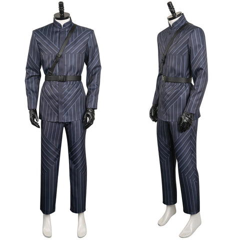 TV The Walking Dead: The Ones Who Live (2024) Rick Grimes Striped Outfits Cosplay Costume Halloween Carnival Suit