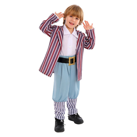 SeeCosplay Movie Wonka Costume Oompa-Loompa Kids Children Outfit Party Carnival Halloween Cosplay Costume