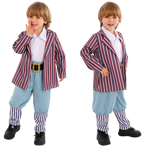 SeeCosplay Movie Wonka Costume Oompa-Loompa Kids Children Outfit Party Carnival Halloween Cosplay Costume