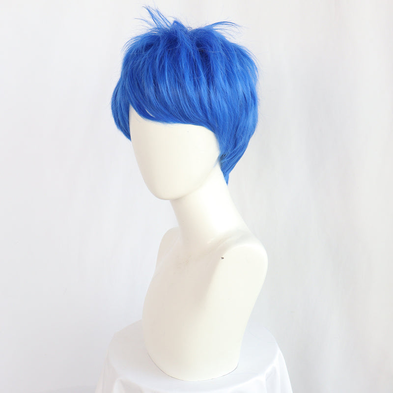 Joy Inside Out:Costume Joy Wig Synthetic Hair for Ault Daily Wear Cosplay Outfits Halloween Carnival Suit