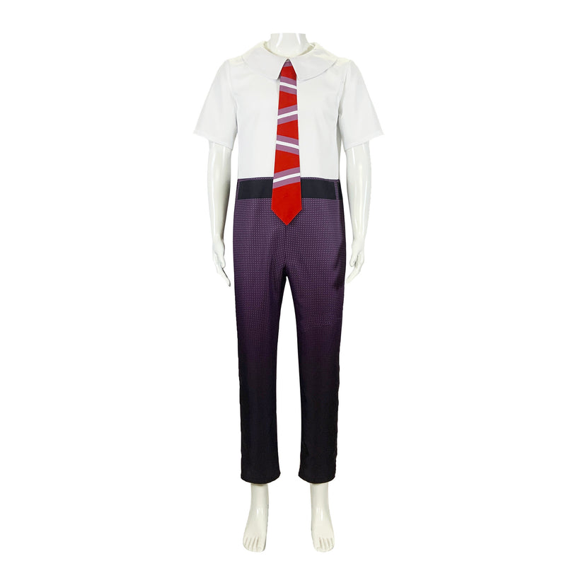 Anger Inside Out:Costume Anger Jumpsuit Daily Wear Cosplay Outfits Halloween Carnival Suit