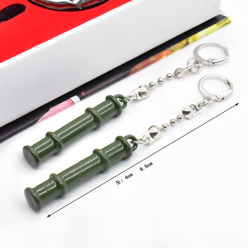 10pcs Demon Slayer Cosplay Keychain Necklace Pendant Collection Set Gifts Box Costume Accessories Prop
