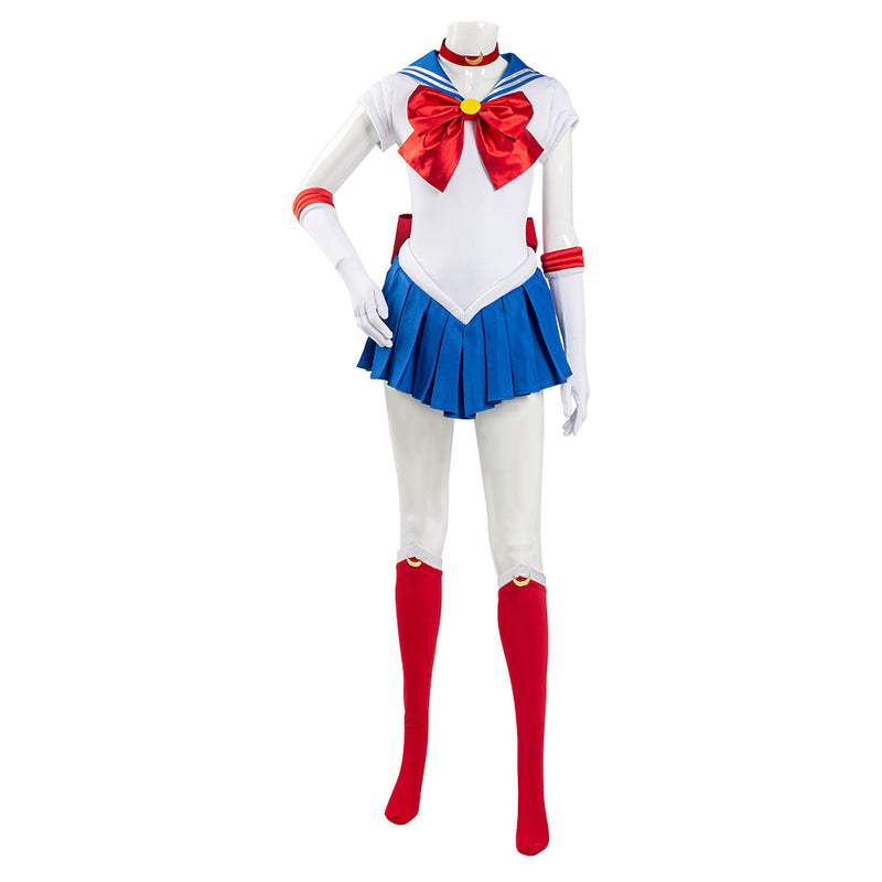 [All Sizes In Stock] Sailor Moon: Tsukino Usagi Cosplay Costume Uniform Dress Outfits Halloween Carnival Suit