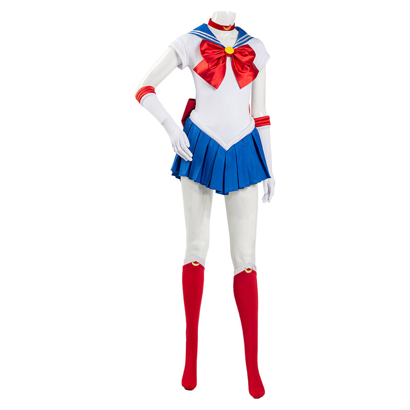 [All Sizes In Stock] Sailor Moon: Tsukino Usagi Cosplay Costume Uniform Dress Outfits Halloween Carnival Suit