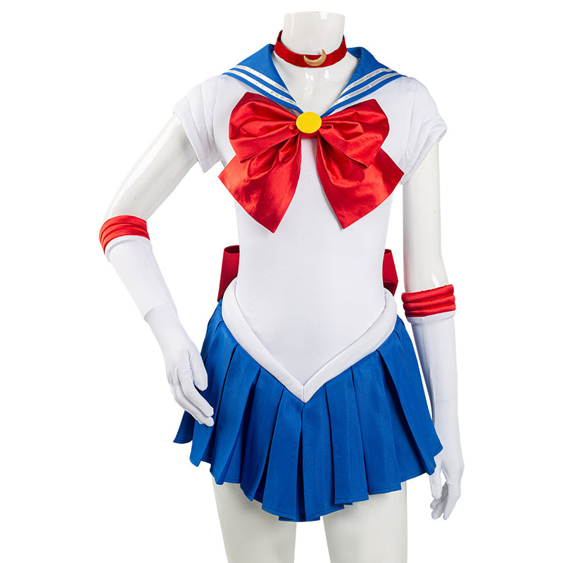 [All Sizes In Stock] Sailor Moon: Tsukino Usagi Cosplay Costume Uniform Dress Outfits Halloween Carnival Suit