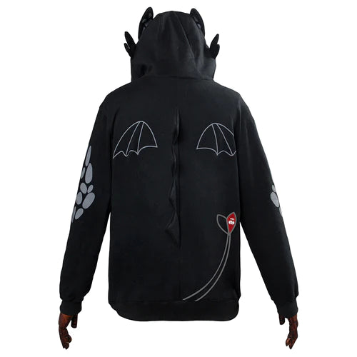 [All SIzes In Stock] How to Train Your Dragon:Costume Toothless Cosplay Unisex  Hoodie 3D Printed Sweatshirt Men Women Casual Pullover Streetwear