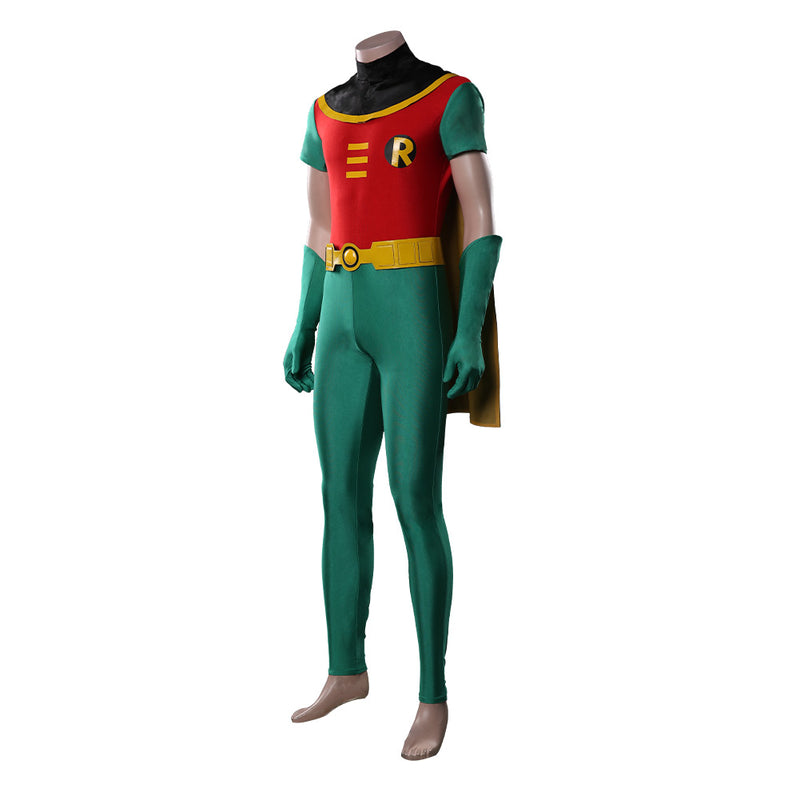 [All Sizes In Stock] Teen Titans:Costume Robin Jumpsuit Outfits Halloween Carnival Costume Cosplay Costume