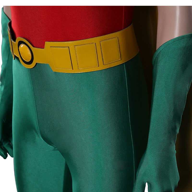 [All Sizes In Stock] Teen Titans:Costume Robin Jumpsuit Outfits Halloween Carnival Costume Cosplay Costume