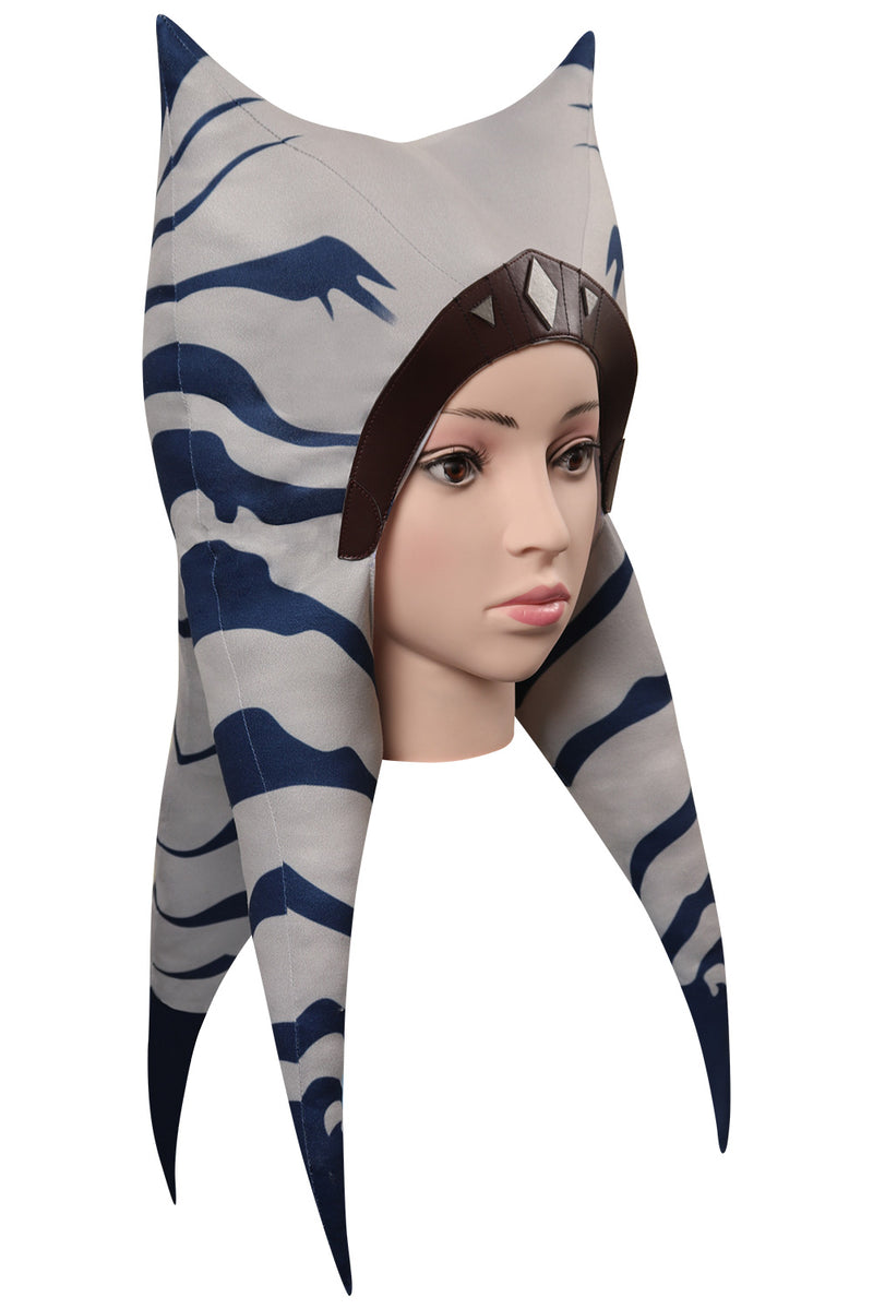 [Full In Stock]  Ahsoka Tano Cosplay Costume Hat Cap Headgear Accessories Halloween Carnival Suit Props