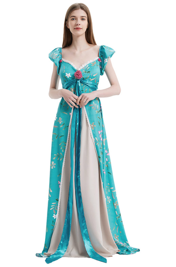 [All Sizes In Stock] Disenchanted:Costume Giselle Dress Enchanted Outfits Halloween Carnival Suit Cosplay Costume Female