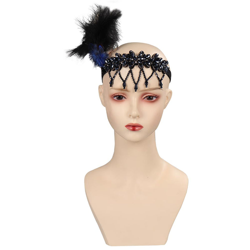 1920’s Headpiece Hair Feather party Halloween Carnival Party Disguise Headband Costume Prop