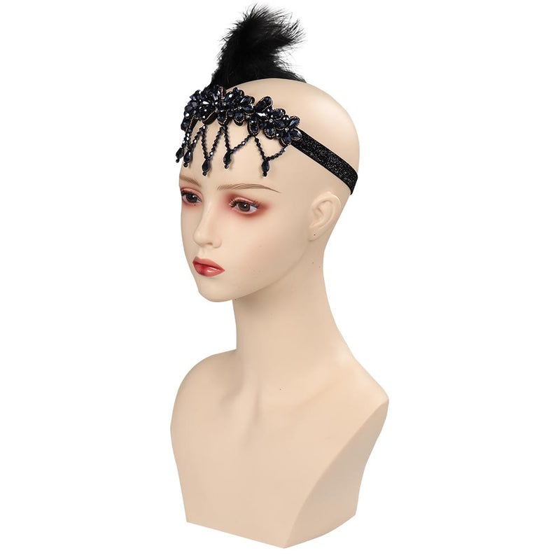 1920’s Headpiece Hair Feather party Halloween Carnival Party Disguise Headband Costume Prop