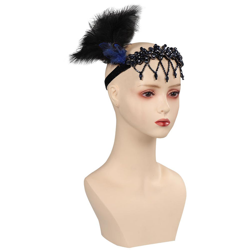 1920’s Headpiece Hair Feather party Halloween Carnival Party Disguise Headband Costume Prop