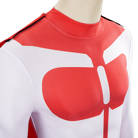 Invincible Omni-Man Cosplay Costume For Adult Nolan Grayson Male White Red Jumpsuit Halloween Carnival Suit